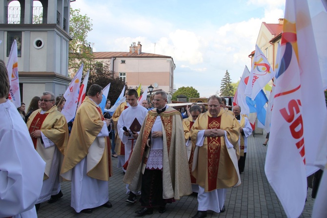 Symbole ŚDM w Radomyślu Wielkim