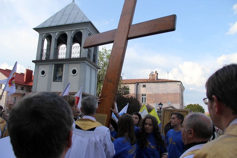 Symbole ŚDM w Radomyślu Wielkim