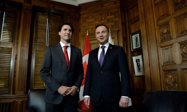 Prezydent Duda spotkał się z premierem Kanady