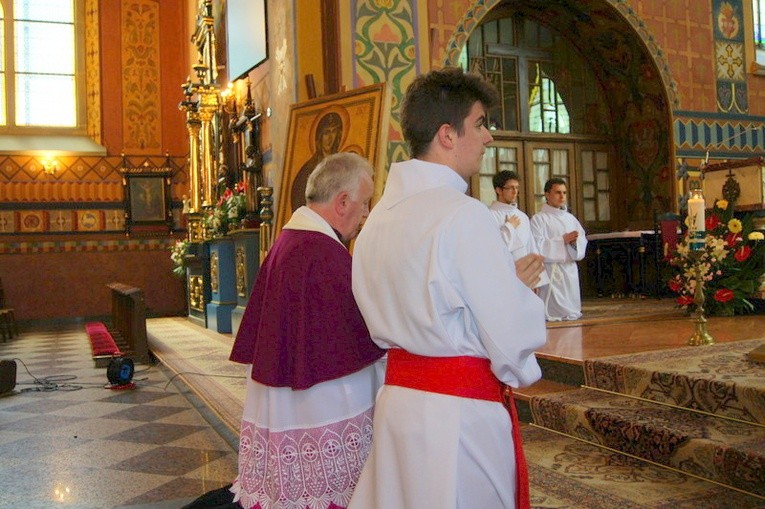 Symbole ŚDM w Chorzelowie