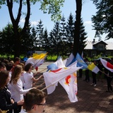 Symbole ŚDM w Chorzelowie