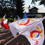 Symbole ŚDM w Chorzelowie