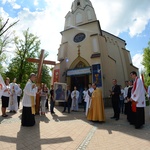 Symbole ŚDM w Przecławiu