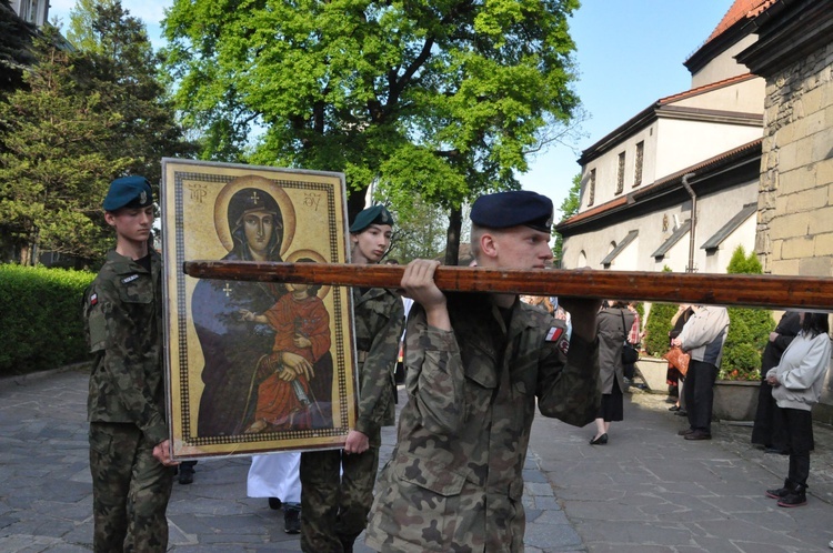 Znaki ŚDM w Nowym Sączu