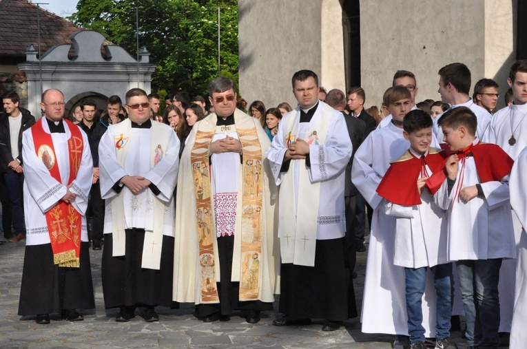 Znaki ŚDM w Nowym Sączu