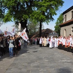 Znaki ŚDM w Nowym Sączu