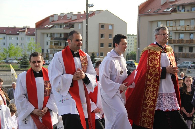 Symbole ŚDM w kościele bł. Karoliny w Tarnowie