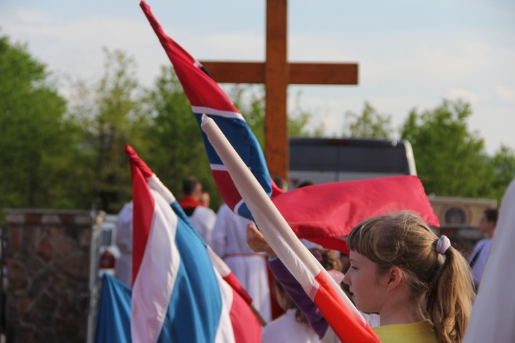 Symbole ŚDM w kościele bł. Karoliny w Tarnowie