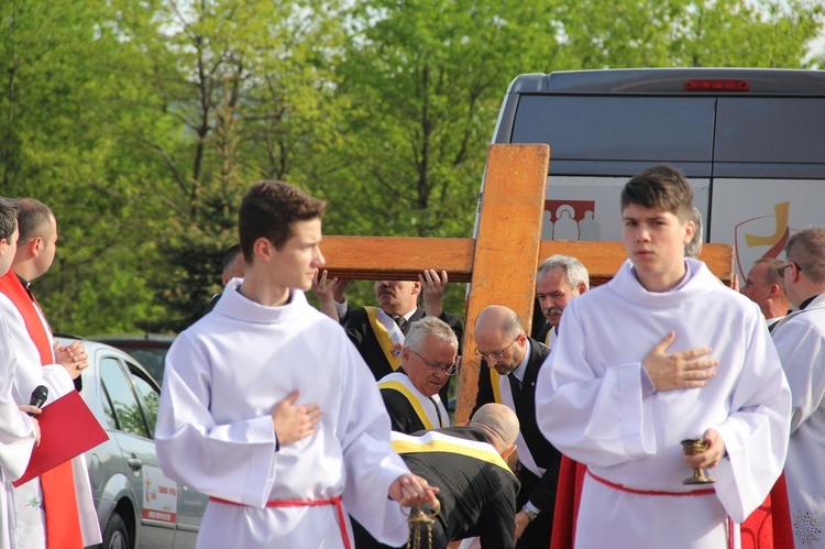 Symbole ŚDM w kościele bł. Karoliny w Tarnowie