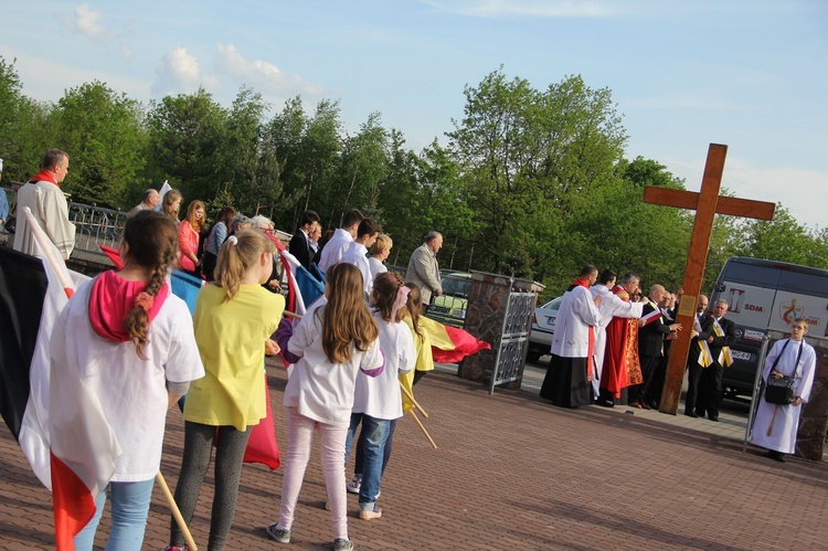 Symbole ŚDM w kościele bł. Karoliny w Tarnowie