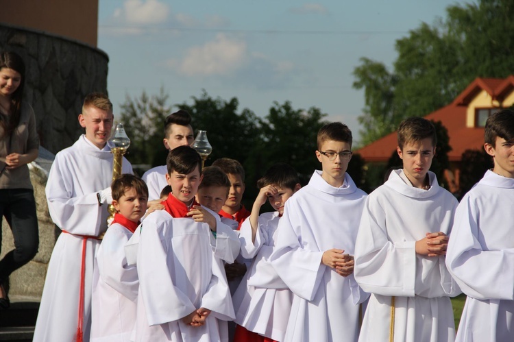 Symbole ŚDM w kościele bł. Karoliny w Tarnowie