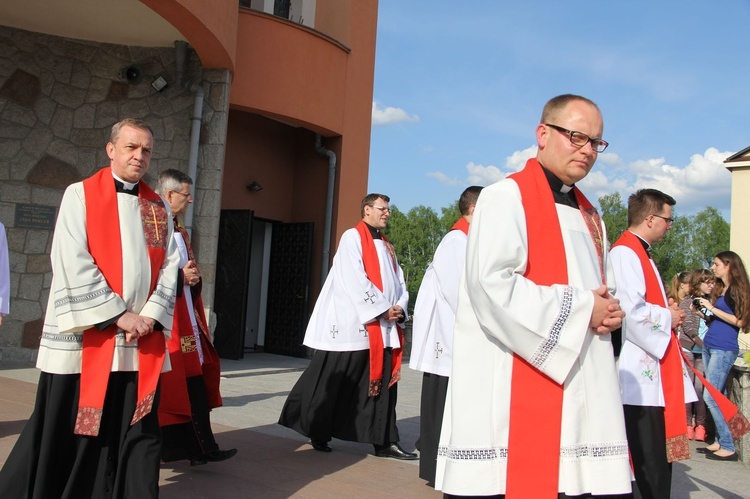 Symbole ŚDM w kościele bł. Karoliny w Tarnowie