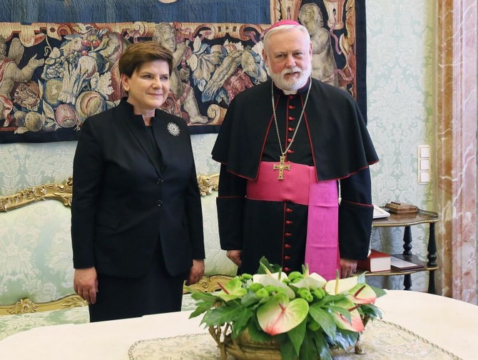 Premier Szydło u papieża