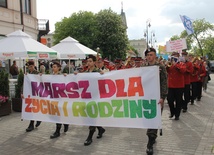 Marsz w Lublinie poprowadziła orkiestra dęta z Końskowoli