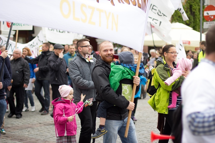 Marsz dla Życia i Rodziny w Olsztynie