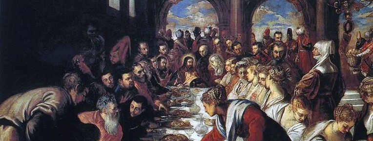 Tintoretto, Jezus na uczcie 