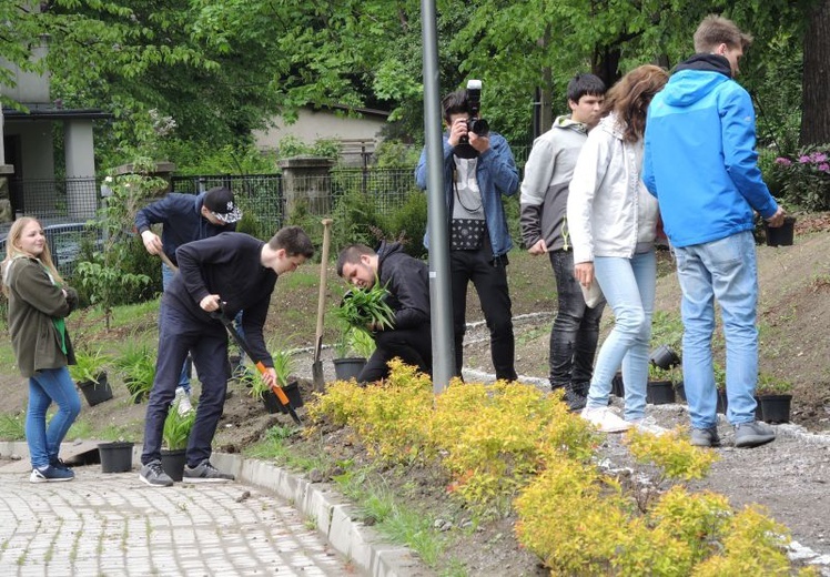 Ogród ekologiczny przy Hospicjum św. Jana Pawła II