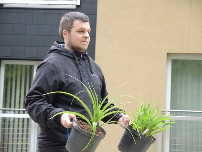 Ogród ekologiczny przy Hospicjum św. Jana Pawła II