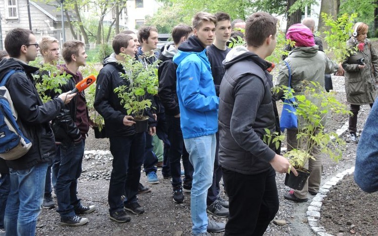 Ogród ekologiczny przy Hospicjum św. Jana Pawła II