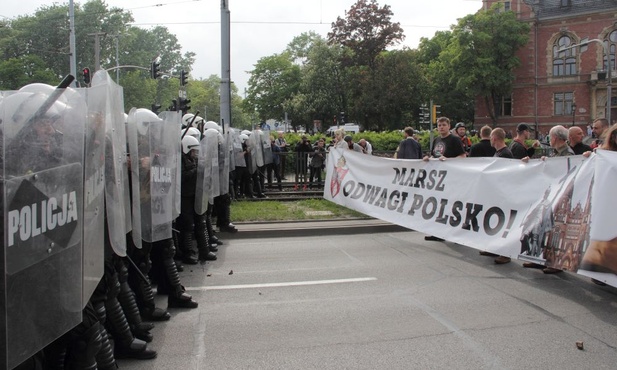 Przepychanki w Gdańsku