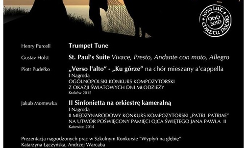 Koncert Deum sequere - Idź za wezwaniem Boga, Katowice, 31 maja