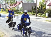 Leszek Łopata i Andrzej Michalski na trasie.