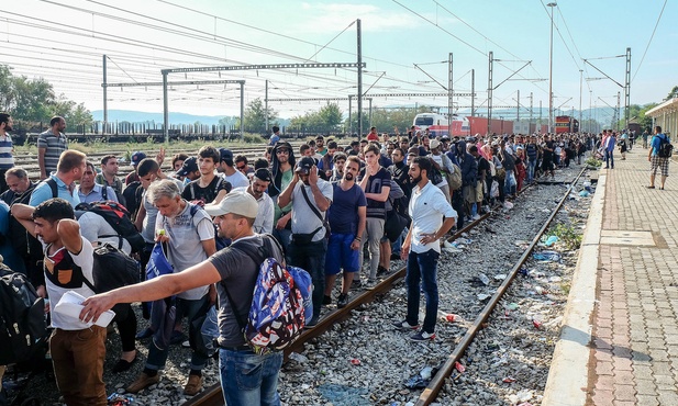 Ewakuacja koczowiska uchodźców Idomeni