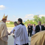 Poświęcenie kaplicy cmentarnej w Radomyślu