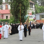 Procesja Bożego Ciała w parafii św. Elżbiety w Cieszynie