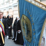 Procesja Bożego Ciała w parafii św. Elżbiety w Cieszynie