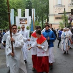 Procesja Bożego Ciała w parafii św. Elżbiety w Cieszynie