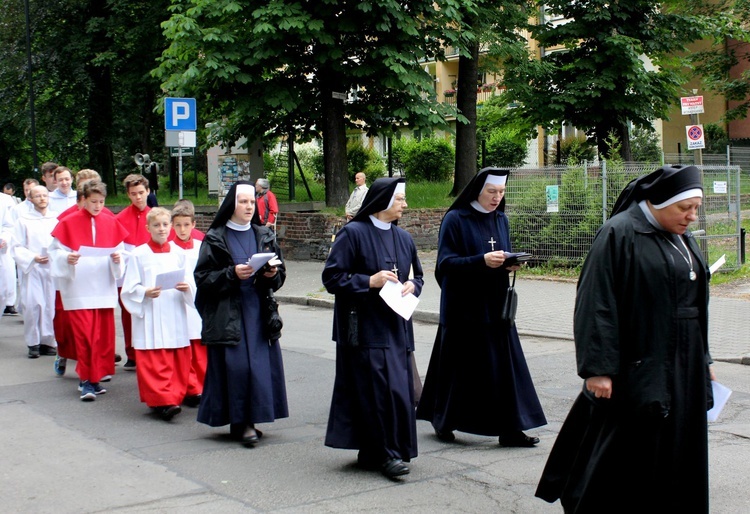 Procesja Bożego Ciała w Gliwicach