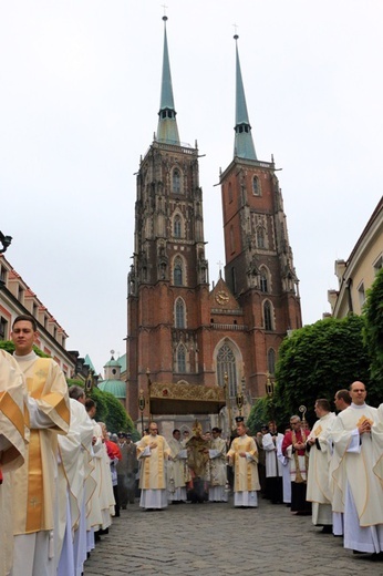 Centralna procesja Bożego Ciała we Wrocławiu