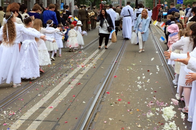 Centralna procesja Bożego Ciała we Wrocławiu