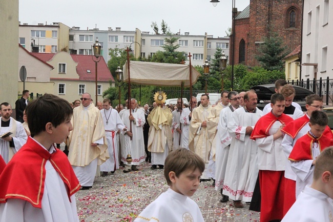 Procesja Bożego Ciała w Trzebnicy