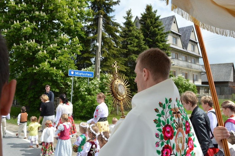 Boże Ciało 2016 - procesja w Miętustwie 