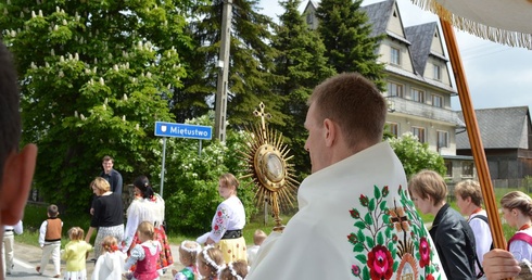 Boże Ciało 2016 - procesja w Miętustwie 