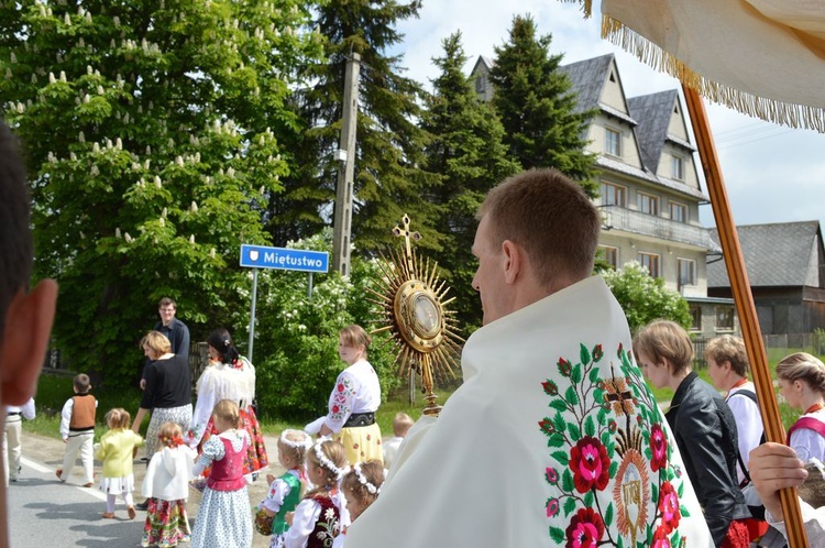 Boże Ciało 2016 - procesja w Miętustwie 