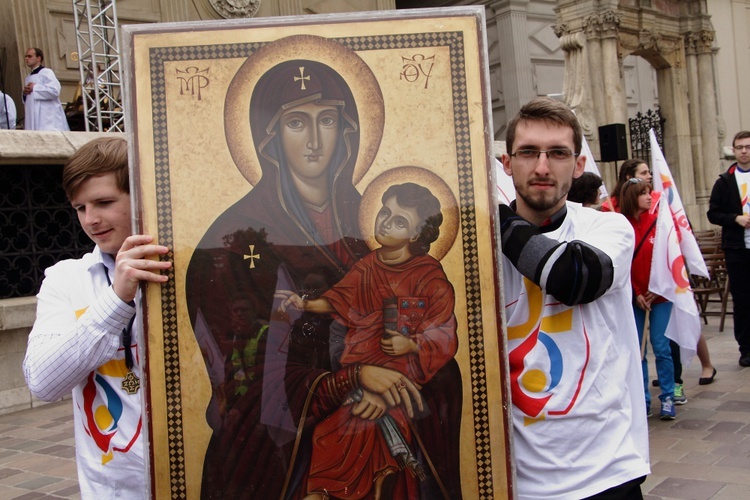 Boże Ciało 2016 - procesja z Wawelu na Rynek Główny 