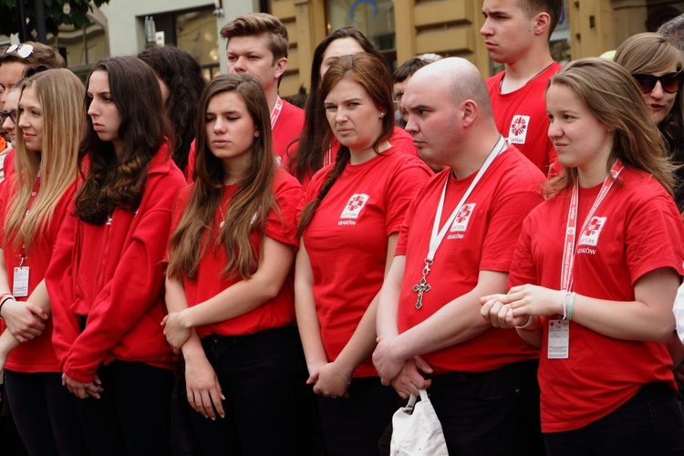 Boże Ciało 2016 - procesja z Wawelu na Rynek Główny 