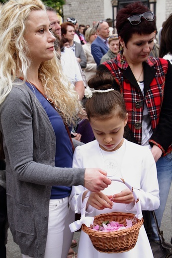 Boże Ciało 2016 - procesja z Wawelu na Rynek Główny 