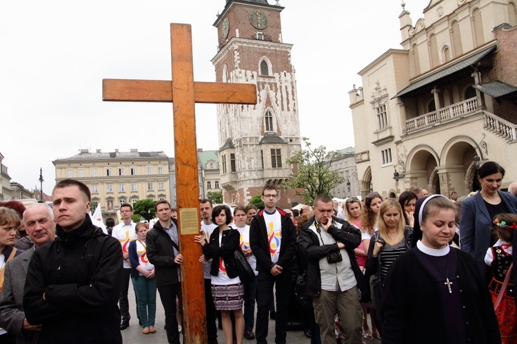 Boże Ciało 2016 - procesja z Wawelu na Rynek Główny 