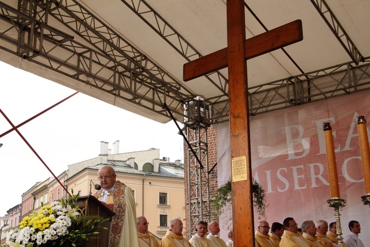 Boże Ciało 2016 - procesja z Wawelu na Rynek Główny 