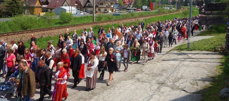 Boże Ciało 2016 - procesja w Poroninie