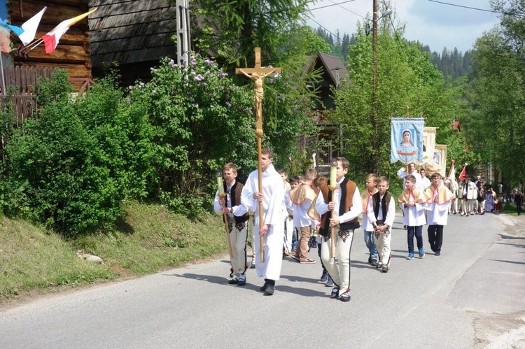 Boże Ciało 2016 - procesja w Poroninie