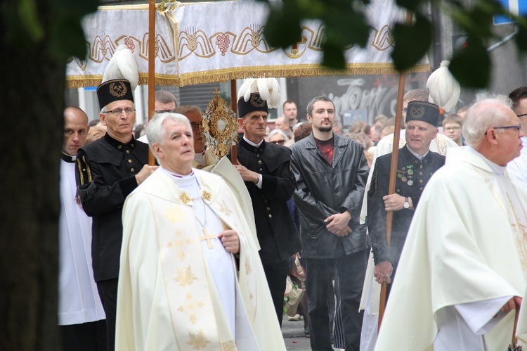 Procesja Bożego Ciała w Katowicach - 2016 r.