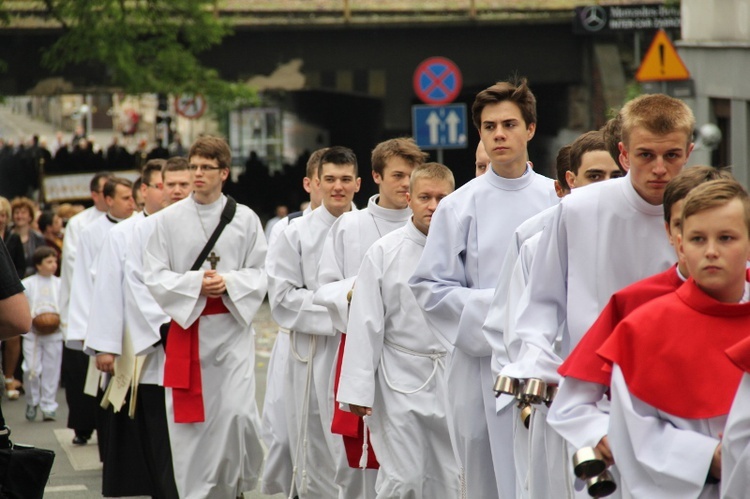 Procesja Bożego Ciała w Katowicach - 2016 r.