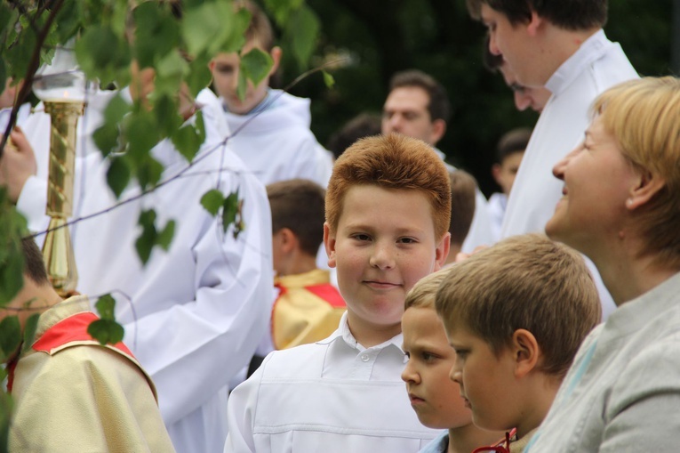 Procesja w Mościcach
