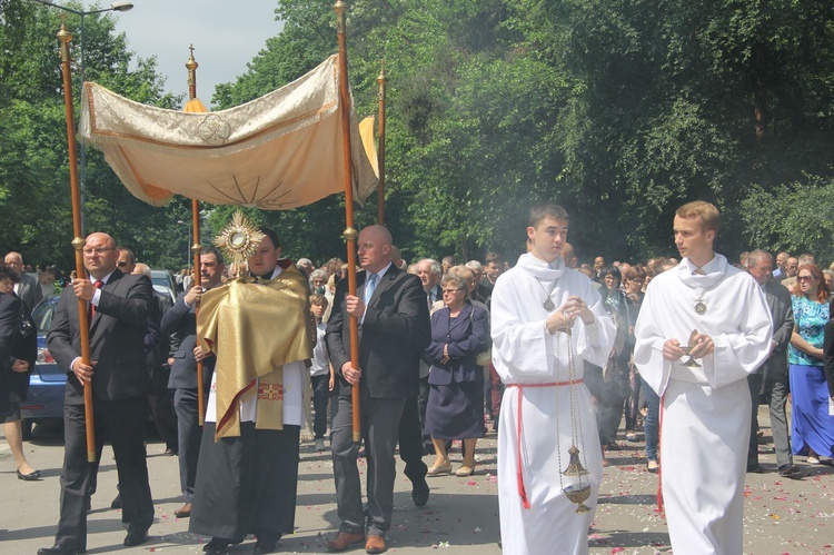 Procesja w Mościcach