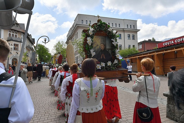 Boże Ciało 2016 - procesja w Zakopanem 